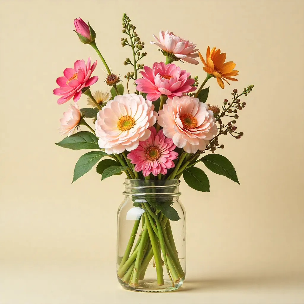 Sustainable flower arrangements