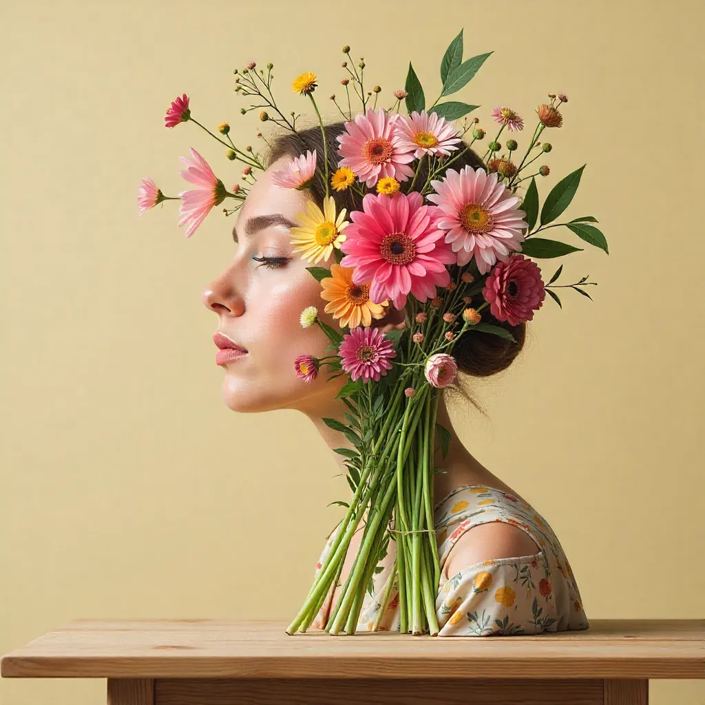 Wildflower arrangement style